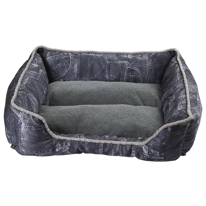 HY-10 Leaba Peataí Faux Jean Cuddler